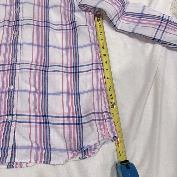 Women’s Tommy Bahama 100% Linen Long Sleeve Button Down Size Medium. - Picture 13 of 15